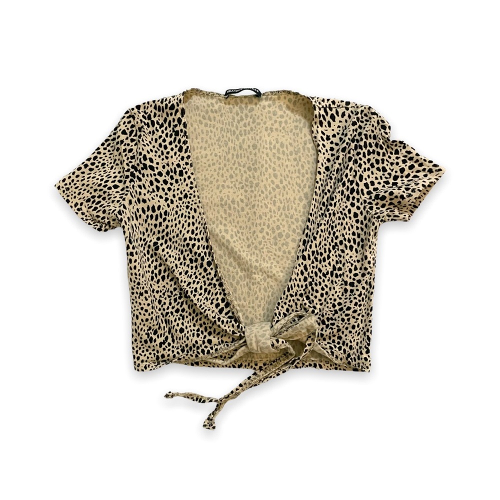 Brandy Melville Leopard Rae Top
